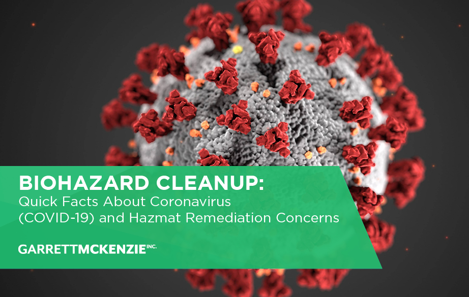 Biohazard Cleanup: Quick Facts About Coronavirus (COVID-19) and Hazmat Remediation Concerns