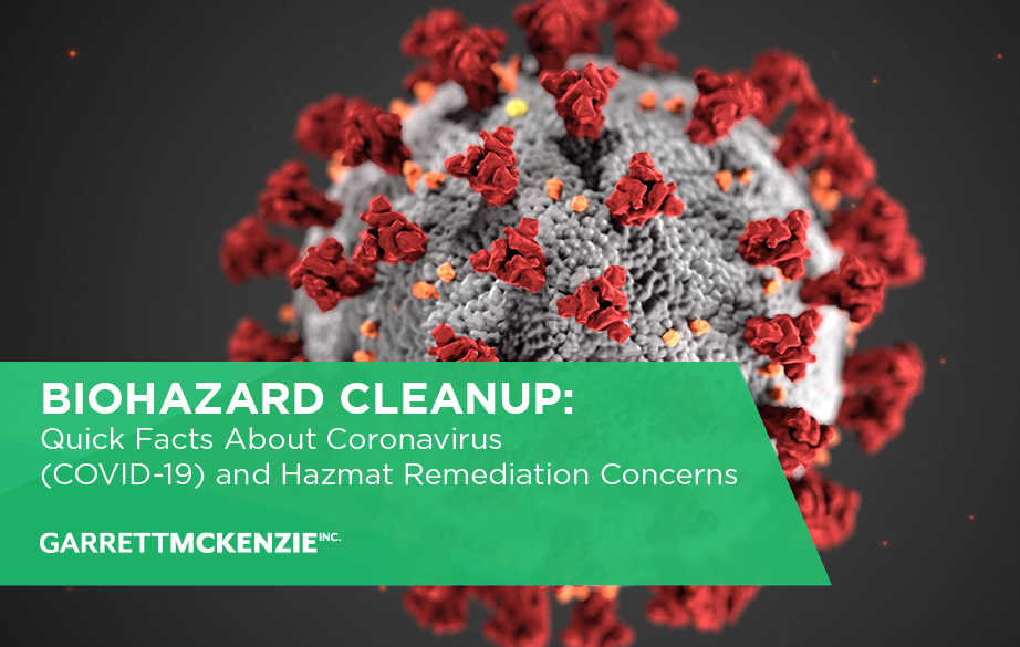 Biohazard Cleanup Quick Facts About Coronavirus (COVID19) and Hazmat